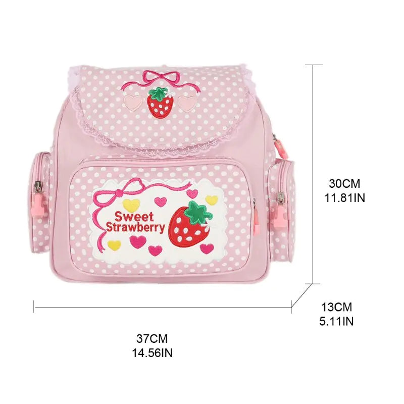 Japanese Backpack Sweet Strawberry