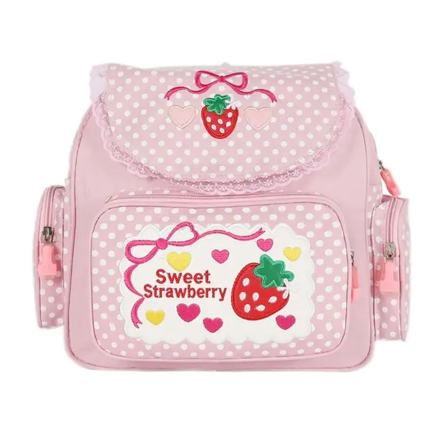 Japanese Backpack Sweet Strawberry